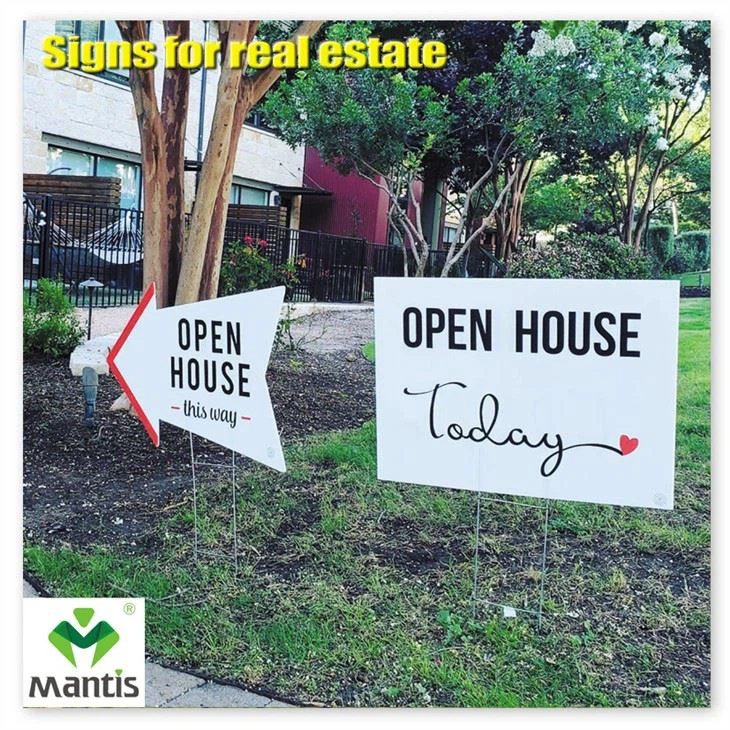 corrugated plastic yard signs price manufacturer