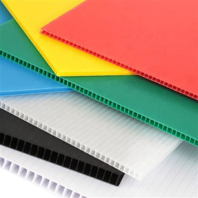 Gewellte Kunststoffplatten für Schilder