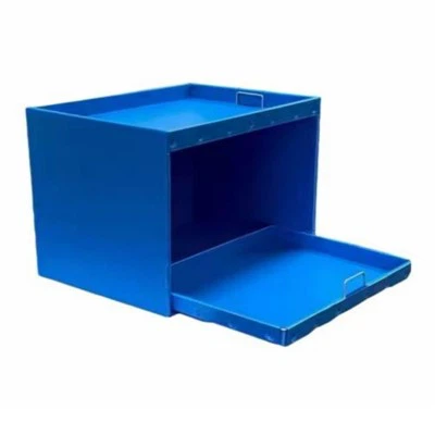 Faltbare Korflute -Plastikbox